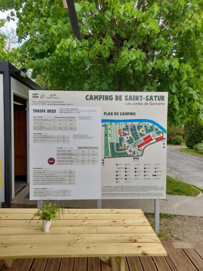 Saint-Satur Camping Les Portes De Sancerre מראה חיצוני תמונה